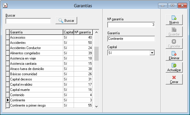 Garantías Mediator
