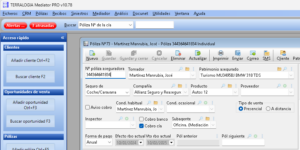 Captura de pantalla de Mediator 10.78 — Software de gestión para corredores y agentes de seguros